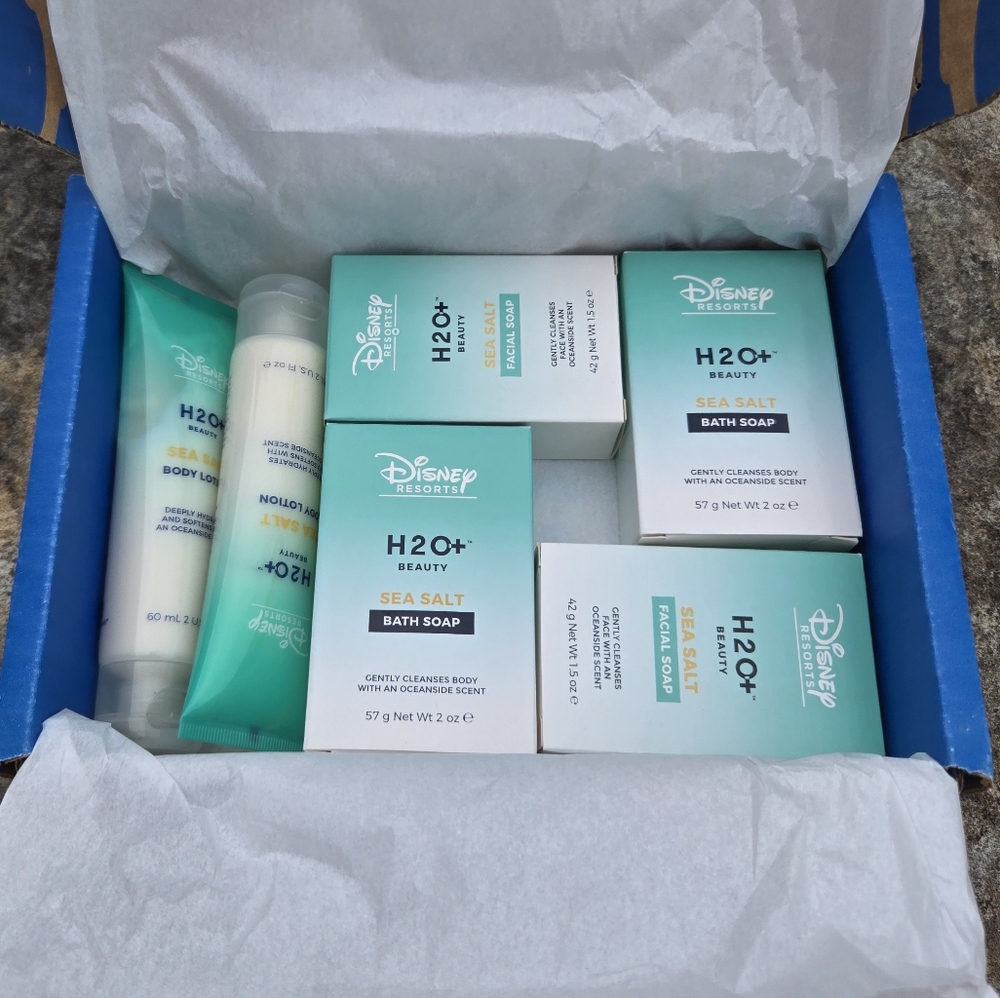 NWT Disney Resorts H2O+ Sea Salt Soap And Lotion Travel Size Set - Picture 2 of 9